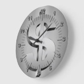 dollarsymbool grote klok (Hoek)