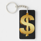 Dollarsymbool Sleutelhanger (Voorkant)