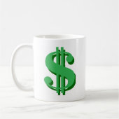 dollarteken koffiemok (Links)