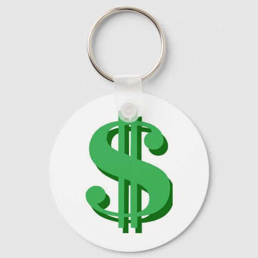 dollarteken sleutelhanger (Voorkant)