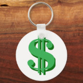 dollarteken sleutelhanger (Voorkant)