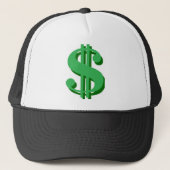 dollarteken trucker pet (Voorkant)