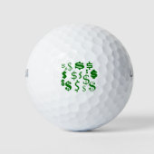Dollartekens Golfballen (Voorkant)