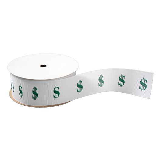 Dollartekens Grosgrain Lint (Spoel)