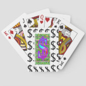 Dollartekens pokerkaarten (Achterkant)