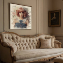 Dollcore Meisje met Ivoren Rand