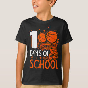 Dolle 100ste Dagen Ballen 100 Dagen School Basketb T-shirt