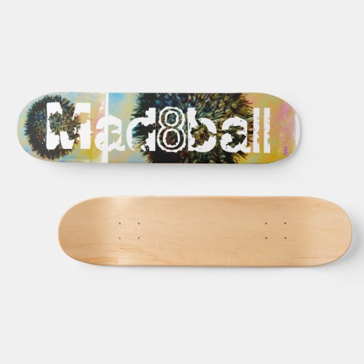dolle 8 ball skateboard (Horizontaal)