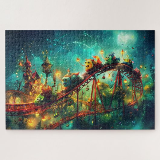 Dolle Achtbaan Legpuzzel (Horizontaal)