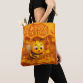 Dolle bij op pad – zo druk als een bij tote bag (Dichtbij)