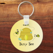 Dolle Bij Sleutelhanger (Voorkant)