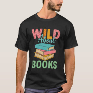 Dolle Boeken Boekenwurm Lezen T-shirt