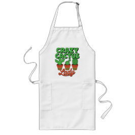 Dolle Cactus Dame – Cadeau voor Plant Moeder Lang Schort