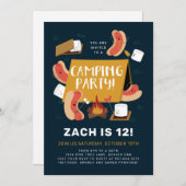 Dolle Camping Feest Kaart (Voorkant / Achterkant)