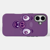 Dolle Cartoon Vampier Vleermuis Gezicht Case-Mate iPhone Case (Achterkant (horizontaal))