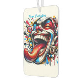 Dolle clown auto geurverspreider luchtverfrisser (Links)