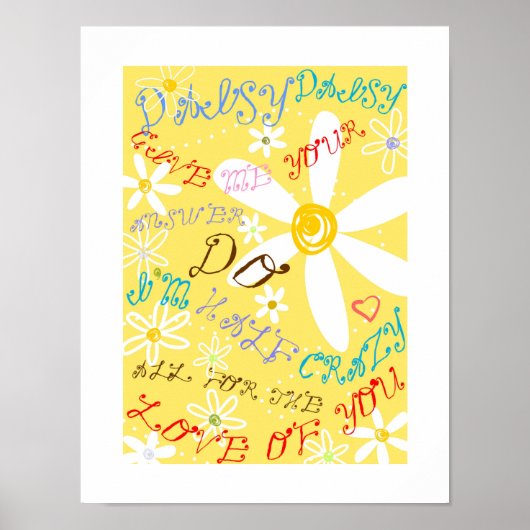 Dolle Daisy Poster (Voorkant)