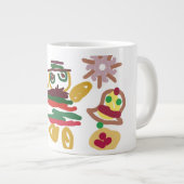 Dolle dans peperkoek grote koffiekop (Voorkant rechts)