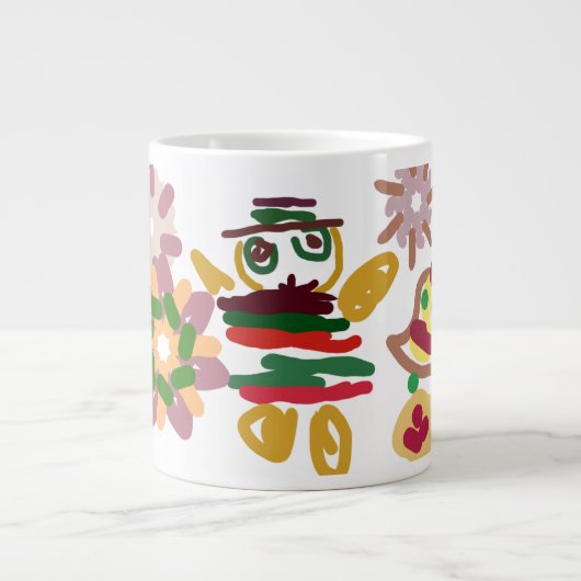 Dolle dans peperkoek grote koffiekop (Voorkant)