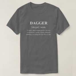 Dolle Dolk RPG Wapen Definitie Met Witte Tekst T-shirt