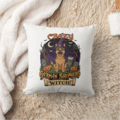 Dolle Duitse Herdersheks Halloween Hond Pompoenen Kussen (Deken)