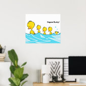 Dolle Eend Maakt een Plons Poster (Thuiskantoor)