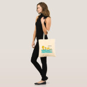 Dolle Eend Maakt een Plons Tote Bag (Voorkant (model))