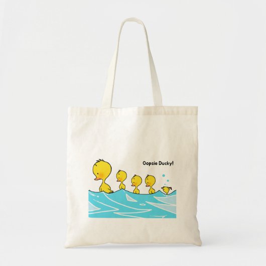 Dolle Eend Maakt een Plons Tote Bag (Voorkant)