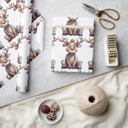 Dolle Eland Cadeaupapier (Crafts)