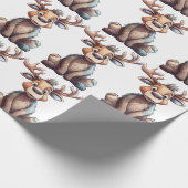 Dolle Eland Cadeaupapier (Hoek)