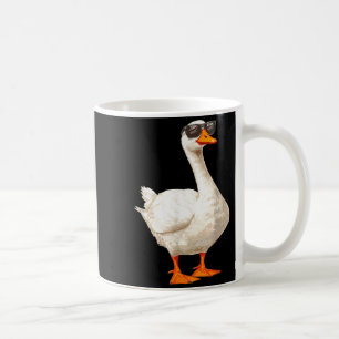 Dolle Gans Eend met Zonnebril Grappige Grafische Koffiemok