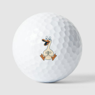 Dolle Gans, Eigenzinnige, Grappige Cartoon Gans Golfballen
