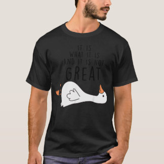 Dolle Gans Grappig Dier Grappig T-shirt
