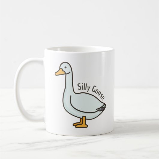 Dolle Gans, Grappige Gans, Gans Liefhebber Koffiemok (Links)