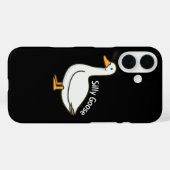 Dolle Gans Grappige Tekenfilm Gans Case-Mate iPhone Case (Achterkant (horizontaal))