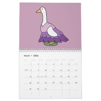 Dolle Gans (Kleur Pop Versie) Kalender