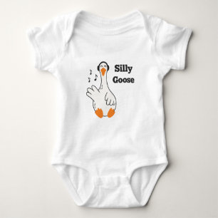 Dolle Gans met Hoofdtelefoon – Schattige Grappige Romper
