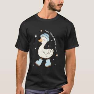 Dolle Gans Op Vrije Voeten, Grappige Domme Gans Me T-shirt