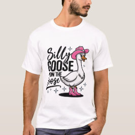 Dolle Gans op Vrije Voeten Grappige Gans T-shirt