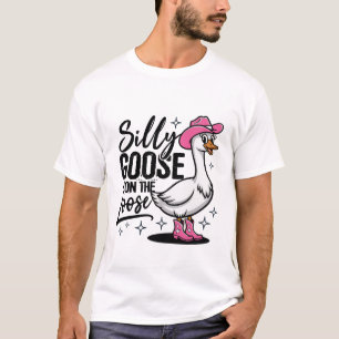 Dolle Gans op Vrije Voeten Grappige Gans T-shirt