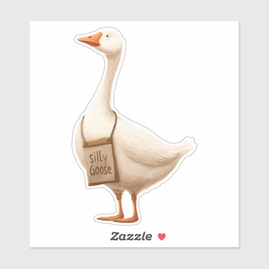 Dolle Gans Sticker (Vel)
