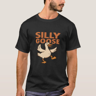 Dolle Gans T-Shirt | Grappig Gans Meme Shirt | Hum