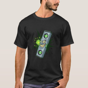Dolle Geest Waterpas Monster voor Bouwers Timmerma T-shirt