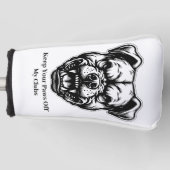 Dolle Golfer Met Humor Golfheadcover (Voorkant)