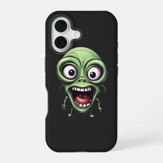 Dolle grappige alien iPhone 16 hoesje
