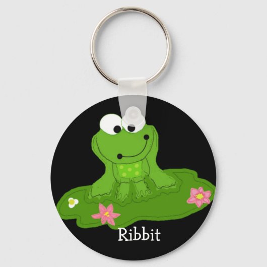 Dolle Groene Kikker Sleutelhanger (Voorkant)