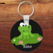 Dolle Groene Kikker Sleutelhanger (Voorkant)