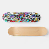 Dolle Groenten en Fruit Graffiti Persoonlijk Skateboard (Horizontaal)