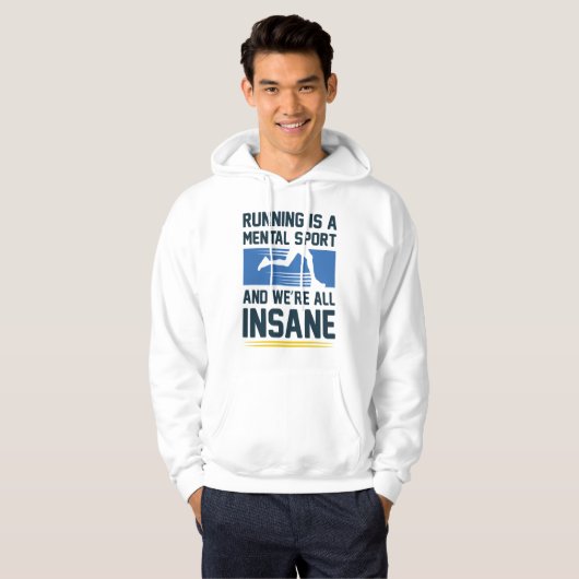 Dolle hardloop hoodie (Voorkant volledig)