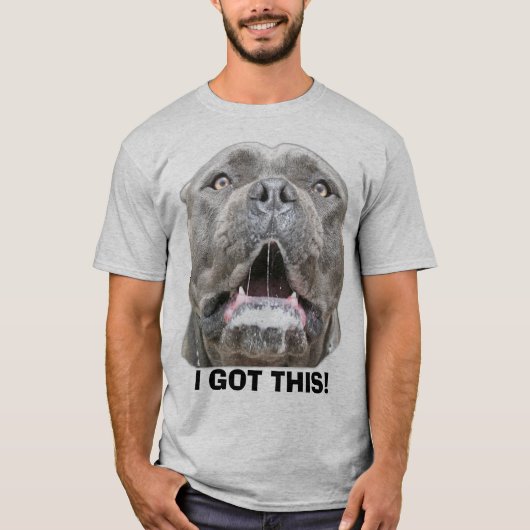 Dolle Hond Cane Corso Mastiff T-shirt (Voorkant)